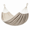 Amaca in cotone e poliestere beige 200x150 cm