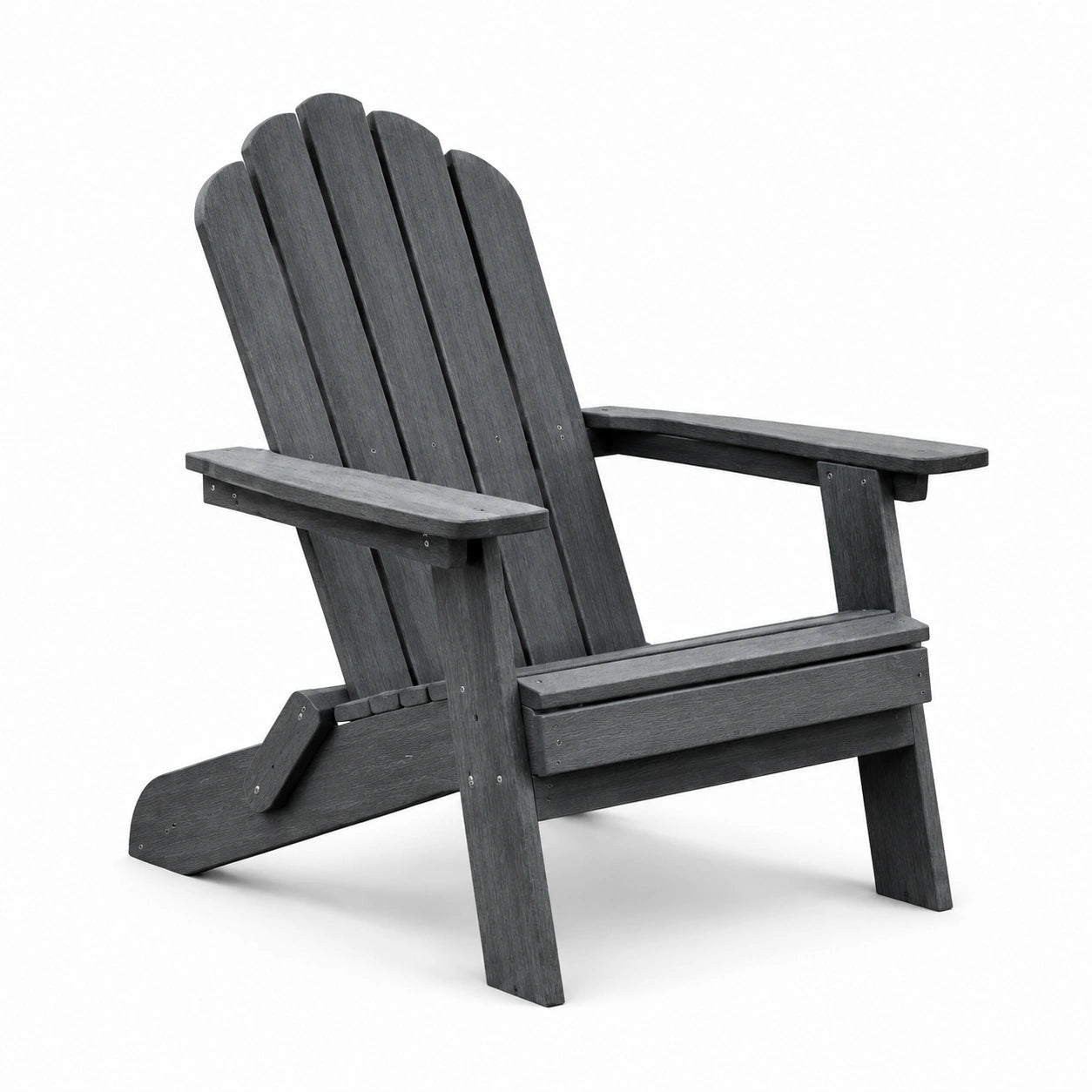 Sedia Adirondack in Legno Composito Grigio