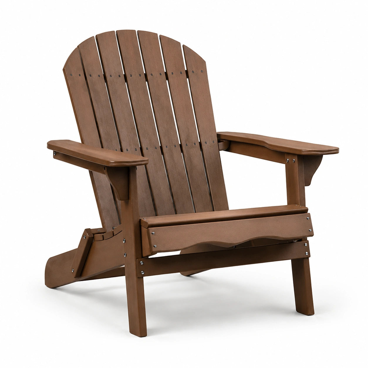 Sedia Adirondack in Legno Composito Marrone