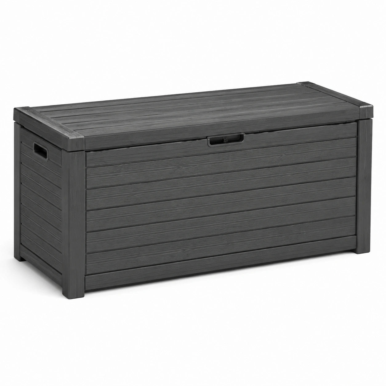 Baule da giardino in plastica antracite 300L